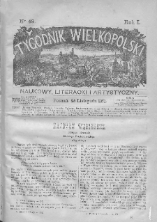 Tygodnik Wielkopolski. 1871, nr 48