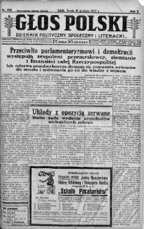 Głos Polski : dziennik polityczny, społeczny i literacki 21 grudzień 1927 nr 350