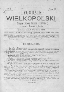 Tygodnik Wielkopolski. 1872, nr 1