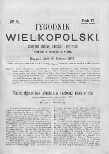 Tygodnik Wielkopolski. 1872, nr 6