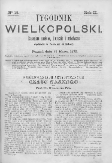 Tygodnik Wielkopolski. 1872, nr 12