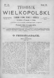 Tygodnik Wielkopolski. 1872, nr 19