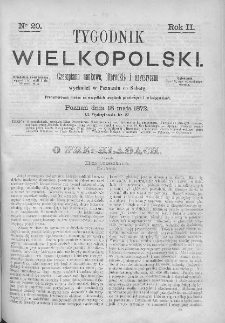 Tygodnik Wielkopolski. 1872, nr 20