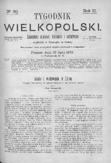 Tygodnik Wielkopolski. 1872, nr 30