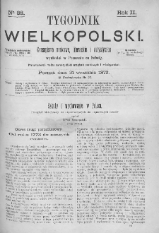 Tygodnik Wielkopolski. 1872, nr 38