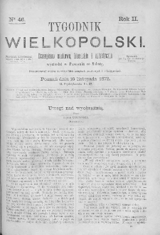 Tygodnik Wielkopolski. 1872, nr 46