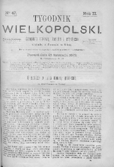 Tygodnik Wielkopolski. 1872, nr 47