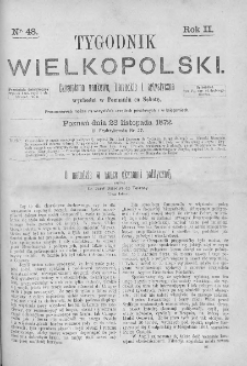 Tygodnik Wielkopolski. 1872, nr 48