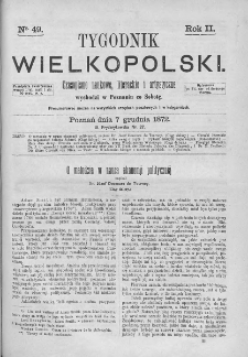 Tygodnik Wielkopolski. 1872, nr 49