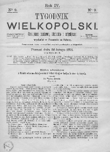 Tygodnik Wielkopolski. 1874, nr 9