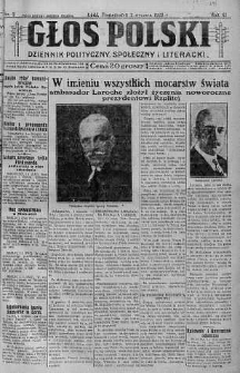 Głos Polski : dziennik polityczny, społeczny i literacki 2 styczeń 1928 nr 2