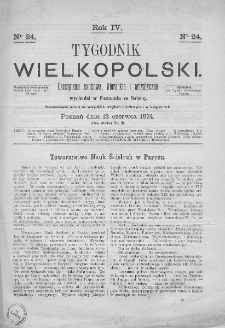 Tygodnik Wielkopolski. 1874, nr 24