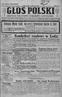 Głos Polski : dziennik polityczny, społeczny i literacki 4 styczeń 1928 nr 4