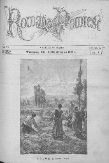Romans i Powieść. Tygodnik beletrystyczny, ilustrowany. T XIV. 1887. Nr 352