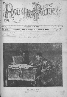 Romans i Powieść. Tygodnik beletrystyczny, ilustrowany. T XIV. 1887. Nr 361