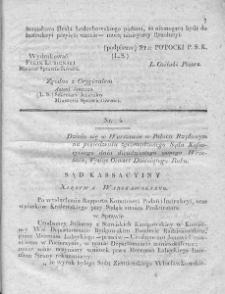 Dziennik Dekretów Sądu Kassacyinego Xięstwa Warszawskiego. T. I. 1810, nr 4