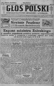 Głos Polski : dziennik polityczny, społeczny i literacki 10 styczeń 1928 nr 10