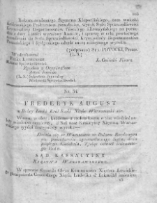 Dziennik Dekretów Sądu Kassacyinego Xięstwa Warszawskiego. T. I. 1810, nr 34