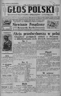 Głos Polski : dziennik polityczny, społeczny i literacki 11 styczeń 1928 nr 11