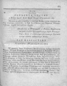Dziennik Dekretów Sądu Kassacyinego Xięstwa Warszawskiego. T. I. 1810, nr 62