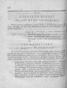 Dziennik Dekretów Sądu Kassacyinego Xięstwa Warszawskiego. T. I. 1810, nr 75