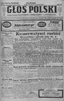 Głos Polski : dziennik polityczny, społeczny i literacki 17 styczeń 1928 nr 17