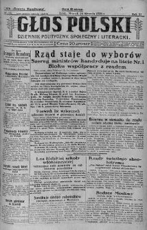 Głos Polski : dziennik polityczny, społeczny i literacki 24 styczeń 1928 nr 24