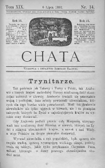 Chata. Czasopismo ludowe ku nauce i rozrywce dla starszych i dzieci. 1882. T.XIX. Nr 14