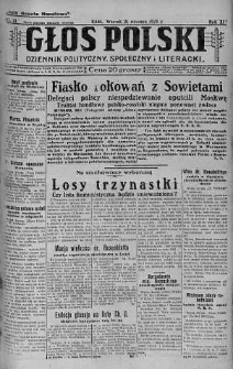 Głos Polski : dziennik polityczny, społeczny i literacki 31 styczeń 1928 nr 31