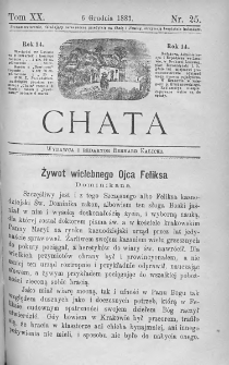 Chata. Czasopismo ludowe ku nauce i rozrywce dla starszych i dzieci. 1883. T.XX. Nr 25