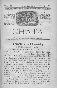 Chata. Czasopismo ludowe ku nauce i rozrywce dla starszych i dzieci. 1883. T.XX. Nr 26