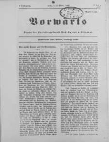 Vorwärts : organ der Sozialdemokratie Russ-Polens u. Littauens Jg 1. 27 März 1906, nr 3