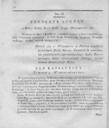 Dziennik Wyroków Sądu Kassacyinego Xięstwa Warszawskiego. T. 2. 1812. Nr 16