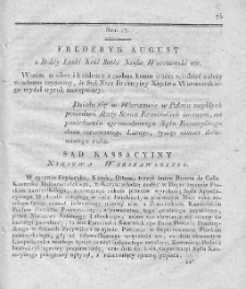 Dziennik Wyroków Sądu Kassacyinego Xięstwa Warszawskiego. T. 2. 1812. Nr 17