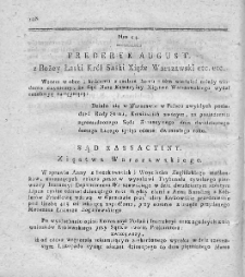 Dziennik Wyroków Sądu Kassacyinego Xięstwa Warszawskiego. T. 2. 1812. Nr 24