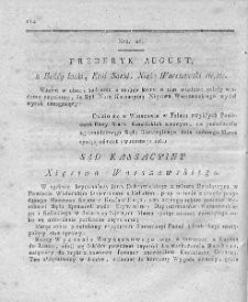 Dziennik Wyroków Sądu Kassacyinego Xięstwa Warszawskiego. T. 2. 1812. Nr 26