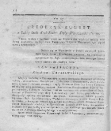 Dziennik Wyroków Sądu Kassacyinego Xięstwa Warszawskiego. T. 2. 1812. Nr 27