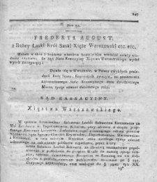 Dziennik Wyroków Sądu Kassacyinego Xięstwa Warszawskiego. T. 2. 1812. Nr 31