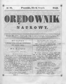 Orędownik Naukowy. 1842, nr 32