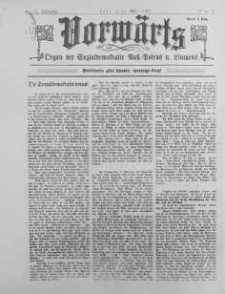 Vorwärts : organ der Sozialdemokratie Russ-Polens u. Littauens Jg 2. 23 März 1907 nr 16