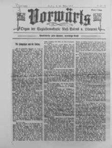 Vorwärts : organ der Sozialdemokratie Russ-Polens u. Littauens Jg 2. 26 März 1907 nr 17