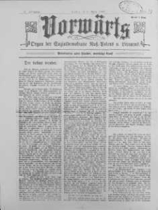 Vorwärts : organ der Sozialdemokratie Russ-Polens u. Littauens Jg 2. 6 April 1907 nr 18