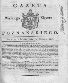 Gazeta Wielkiego Xięstwa Poznańskiego. 1816. Nr 4