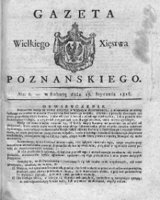 Gazeta Wielkiego Xięstwa Poznańskiego. 1816. Nr 8