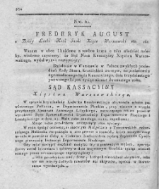 Dziennik Wyroków Sądu Kassacyinego Xięstwa Warszawskiego. T. 2. 1812. Nr 62