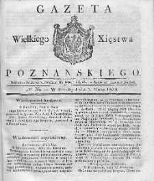 Gazeta Wielkiego Xięstwa Poznańskiego. 1830. Nr 36