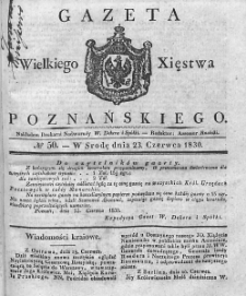 Gazeta Wielkiego Xięstwa Poznańskiego. 1830. Nr 50