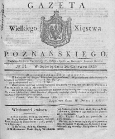 Gazeta Wielkiego Xięstwa Poznańskiego. 1830. Nr 51