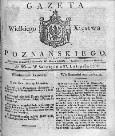 Gazeta Wielkiego Xięstwa Poznańskiego. 1830. Nr 95