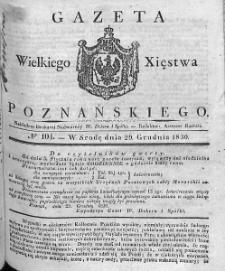 Gazeta Wielkiego Xięstwa Poznańskiego. 1830. Nr 104